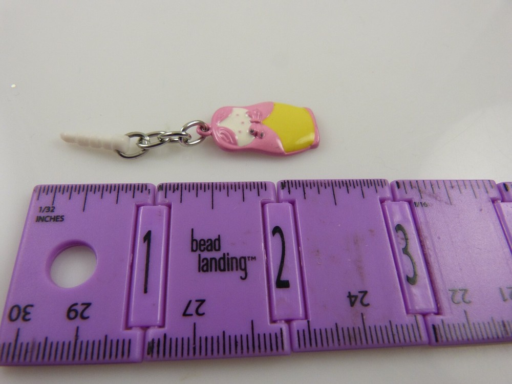 Russian stack nesting doll charm cell phone or fits Ipad charm ear cap dust plug