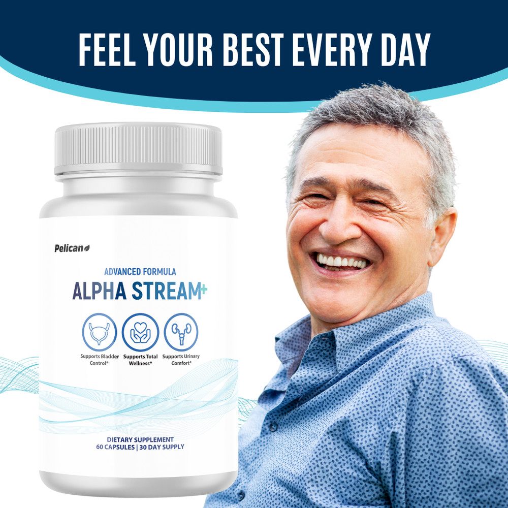Alpha Stream + - Prostate Support- 60 Capsules