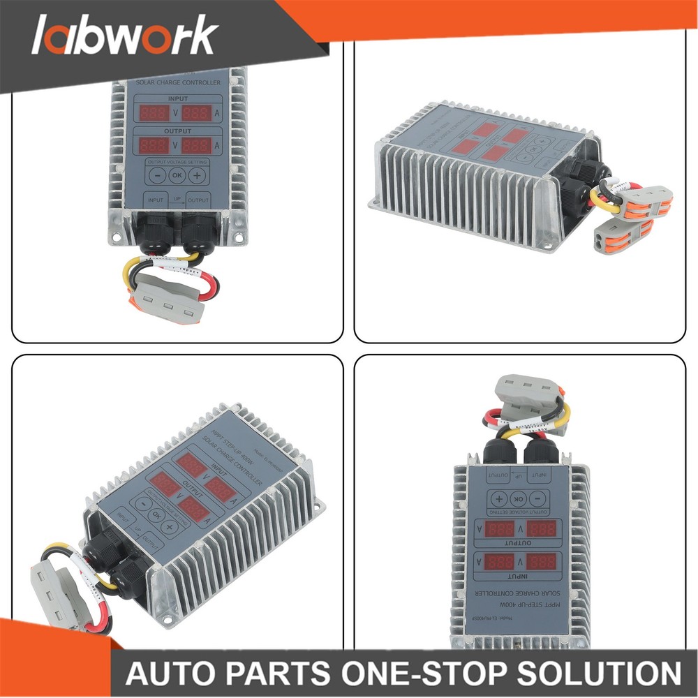 Labwork Solar Battery Charge Controller Boost MPPT Voltage Adjustable 24‑85V