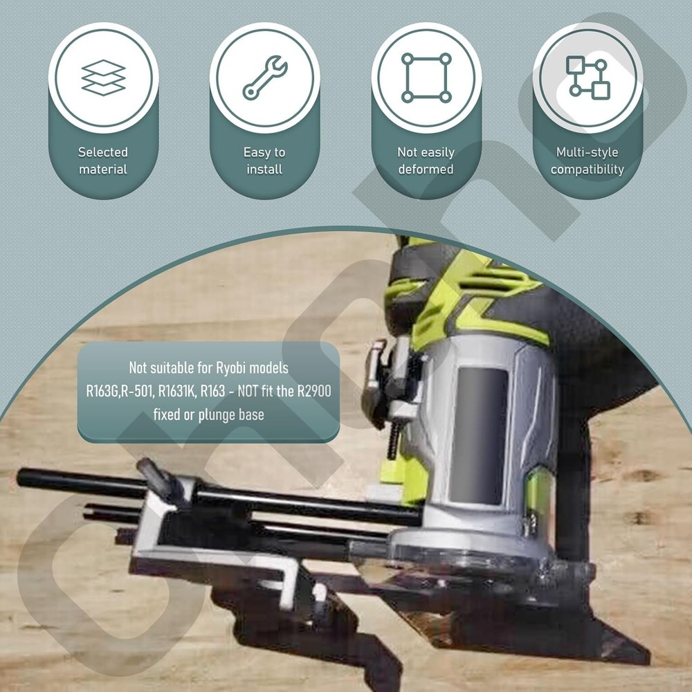 Router Edge Guide Assembly with Straightforward Installation & Solid Performance