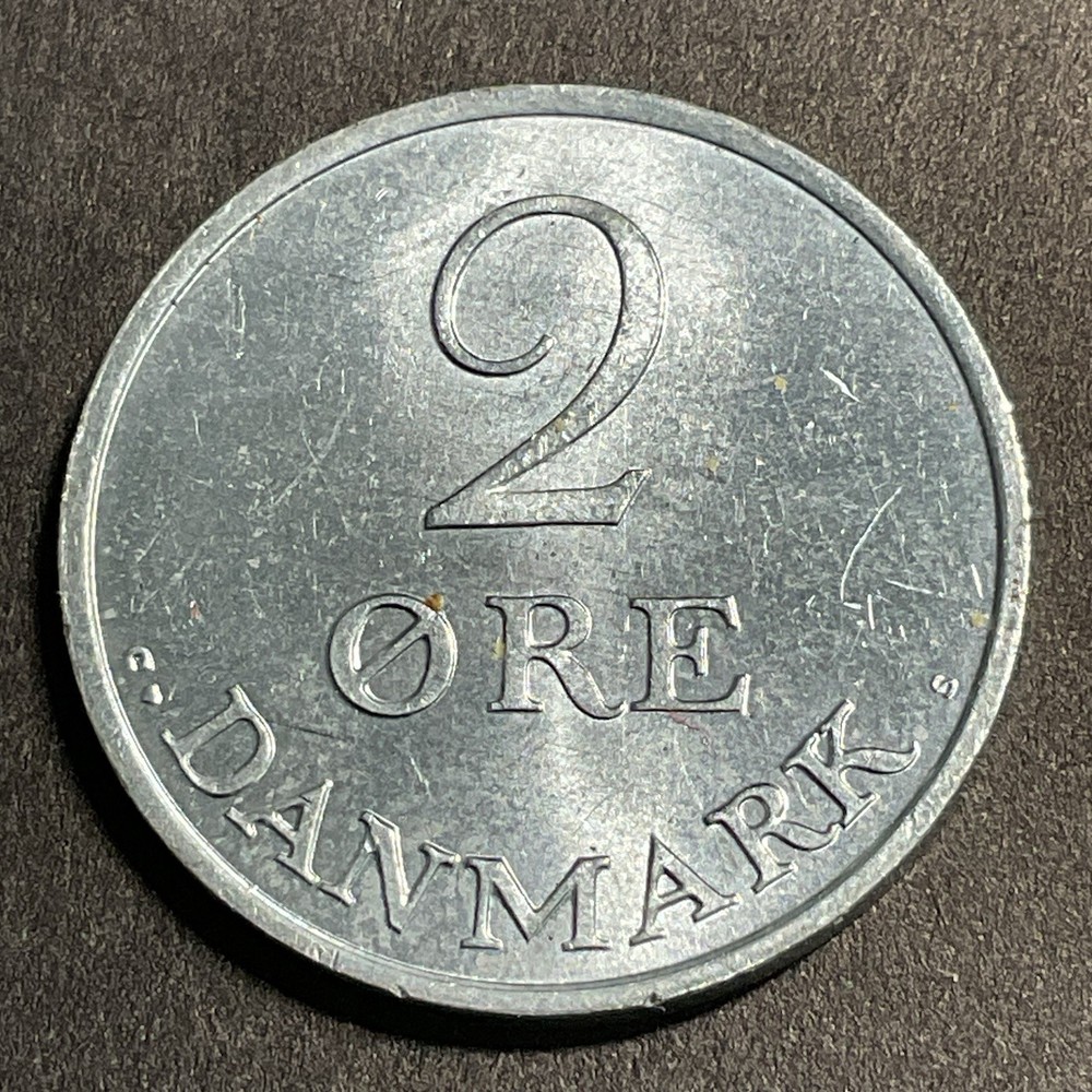 Denmark 1971 2 ore KM# 840.2 uncirculated