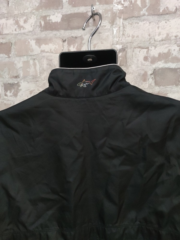 GREG NORMAN Windbreaker Jacket Short Sleeve Golf Top Mens Size Medium