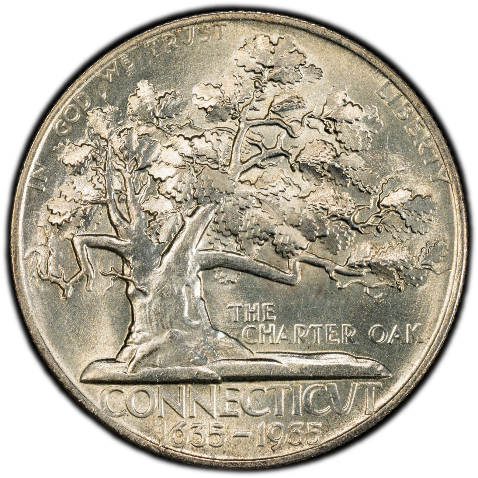 1935 Connecticut Commemorative Half Dollar PCGS MS64