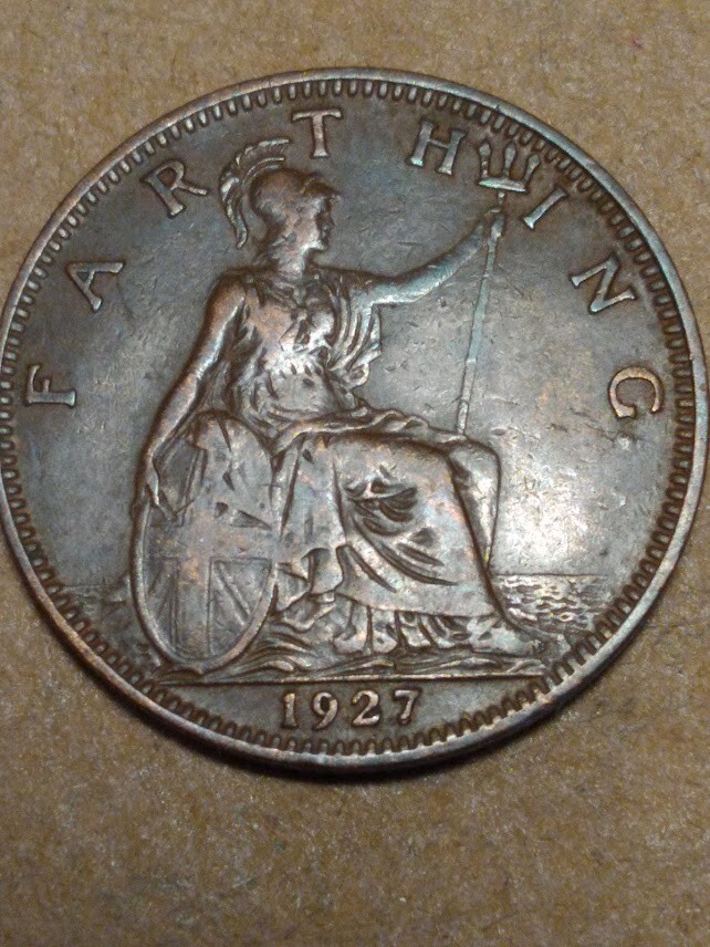 1927 Great Britain Farthing