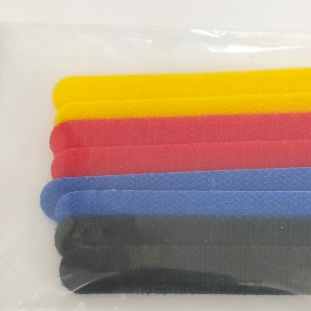8 pcs Adjustable Releasable Reusable Hook And Loop Cable Ties Cable Tidy Strap
