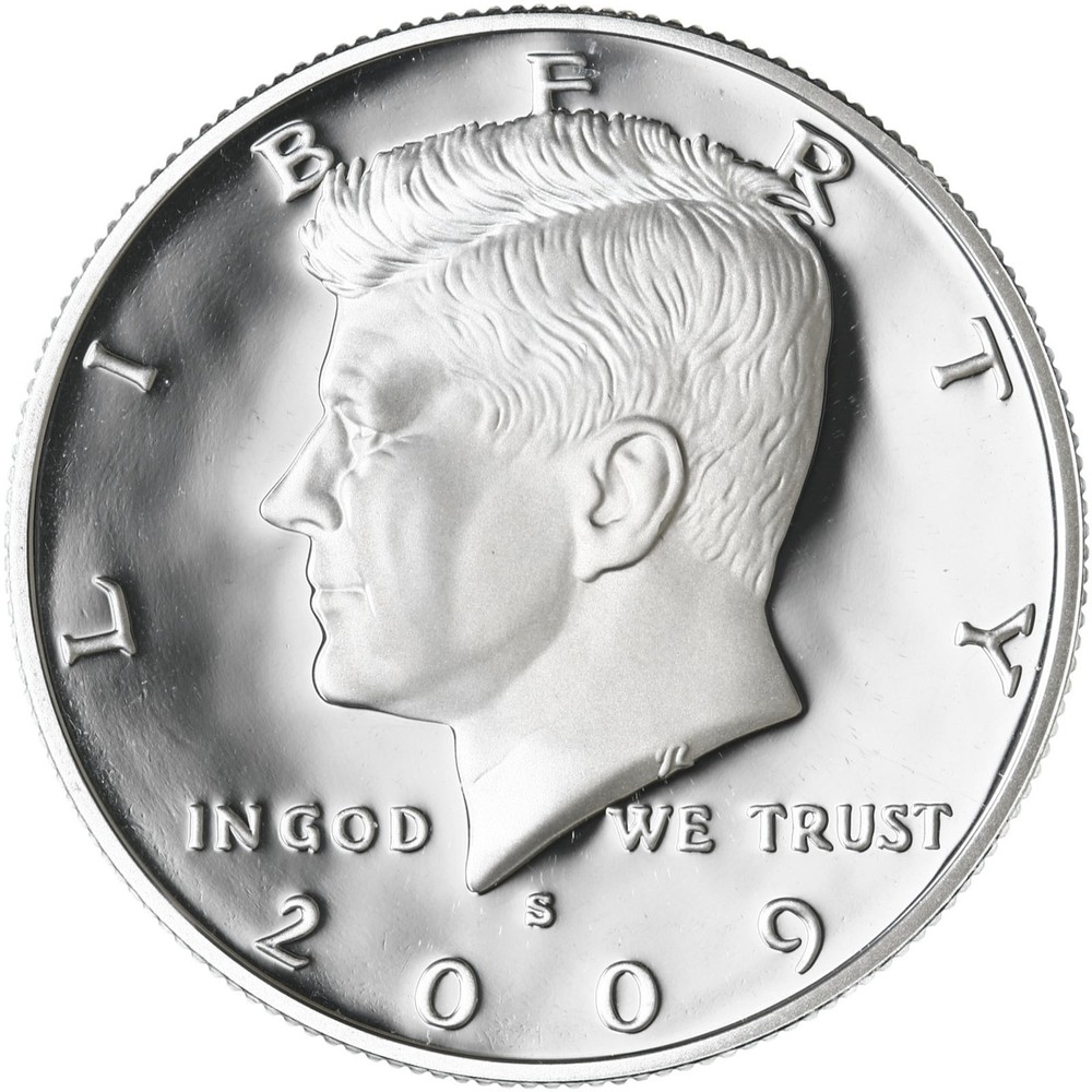 2009 S Kennedy Half Dollar Gem DCam Proof 90% Silver