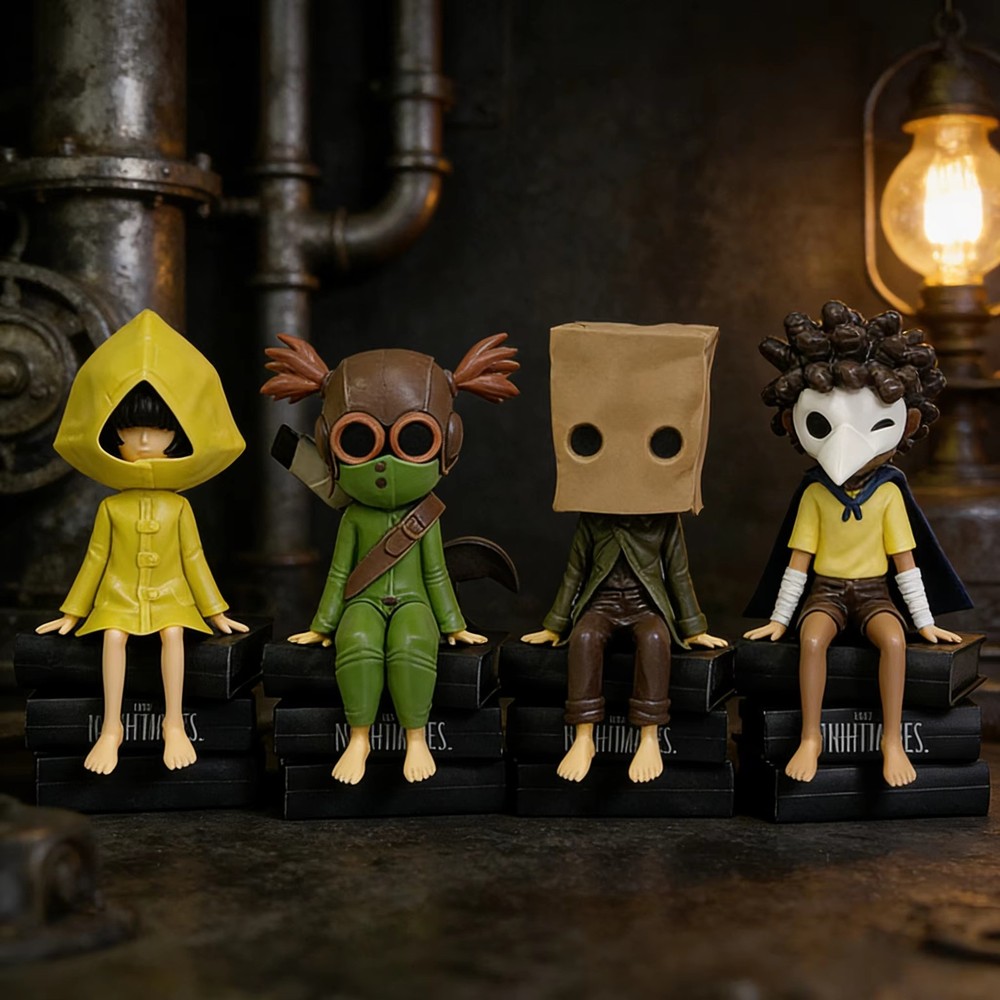 12CM Anime Game Little Nightmares Figure Horror Game Model Toy Desktop Ornaments