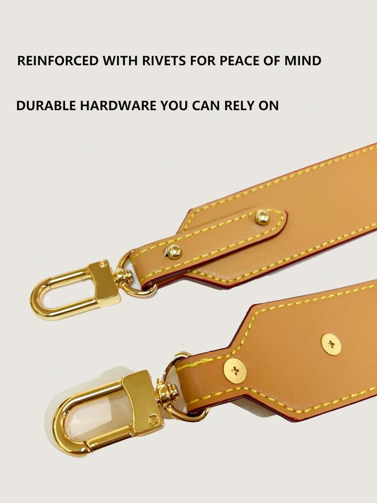 Vachetta Leather Replacement Bag Strap/Strap Pad Fits Neverfull Speedy Gracef...