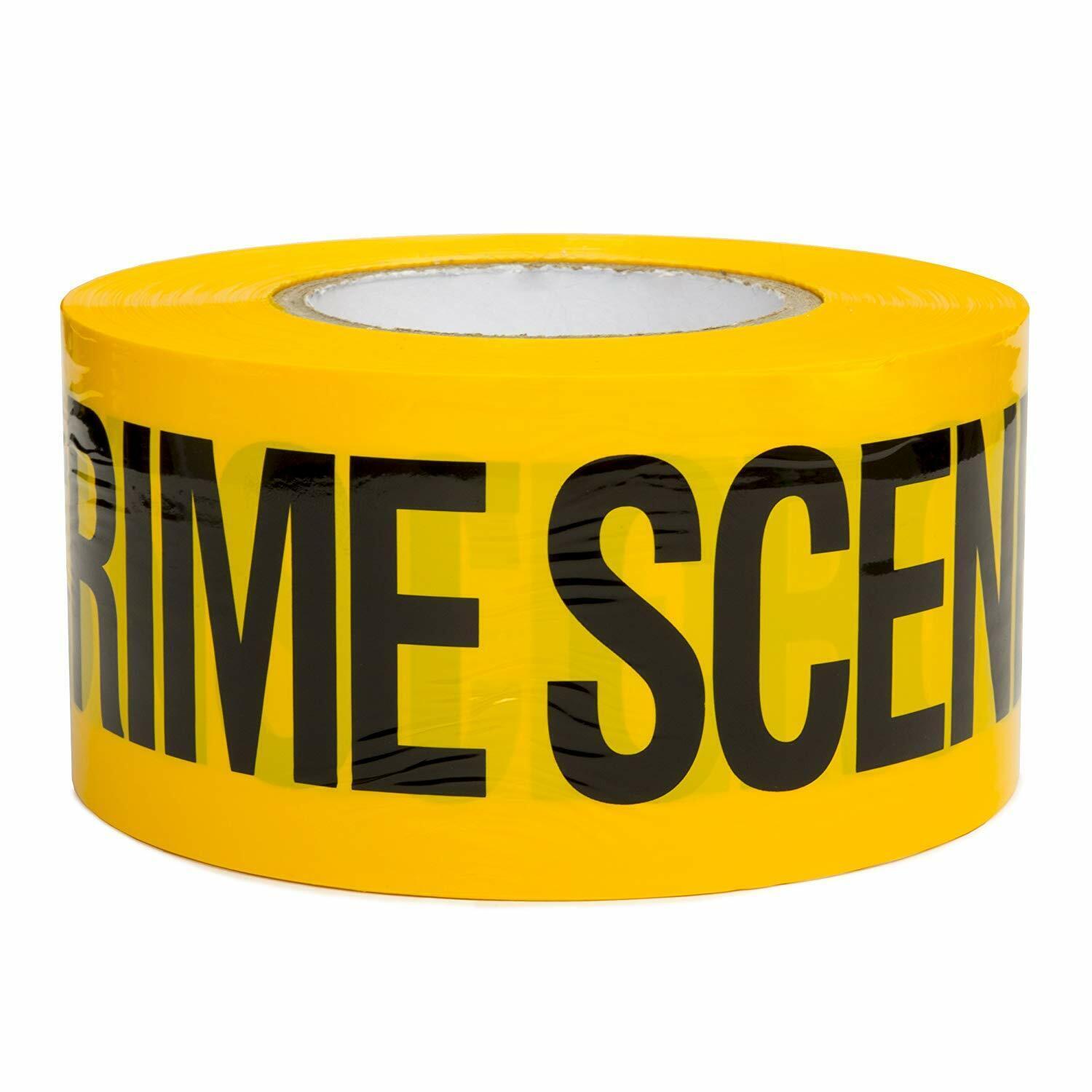CRIME SCENE tape - Halloween Police Cop Fbi CIA CSI Firefighter Stay Out Tape