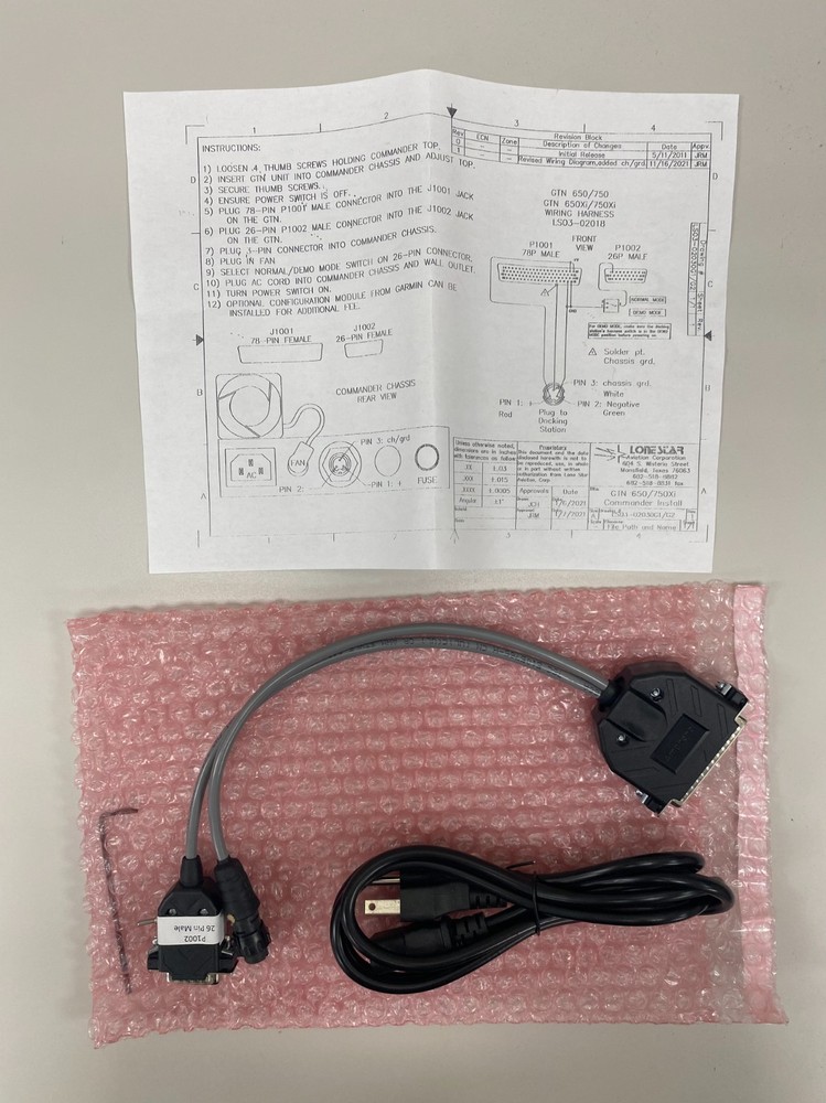 Garmin GTN-750 Commander Docking Station