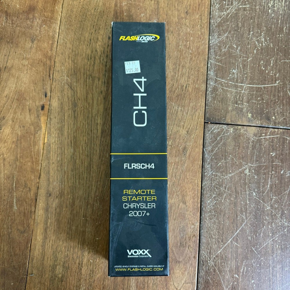 FlashLogic CH4 FLRSCH4 Chrysler 2007+ Remote Starter NEW opened box COMPLETE