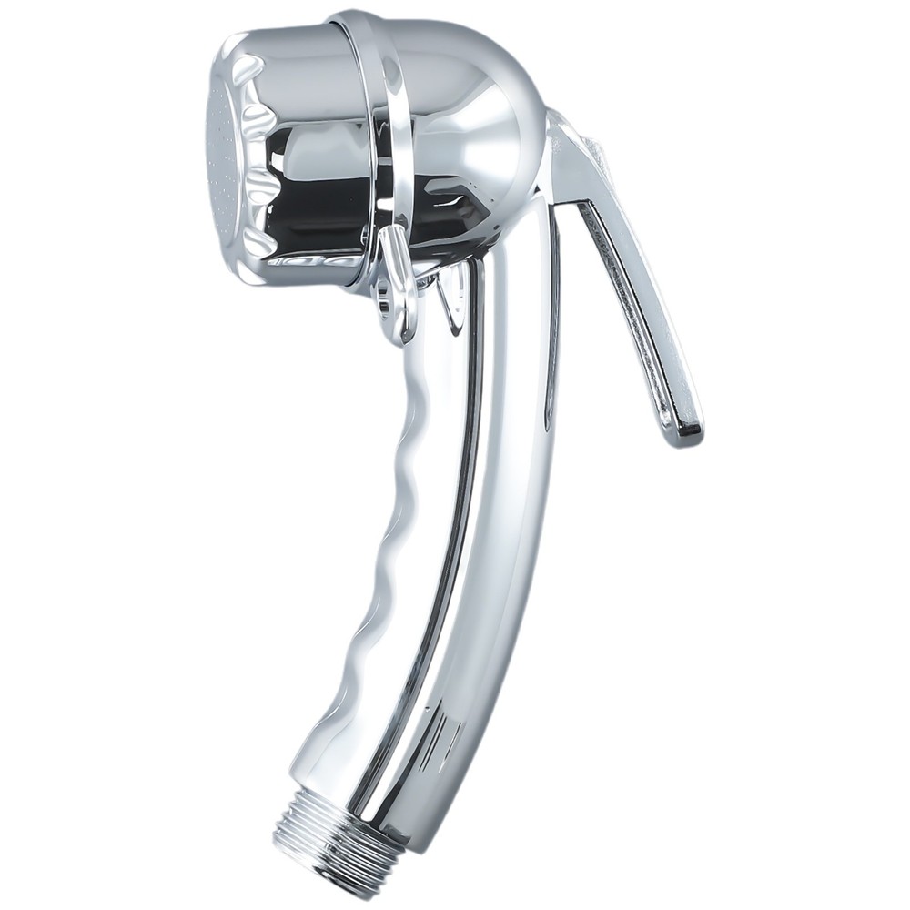 Good Quality Shower Head Silver With Start/stop Button 14.5 Cm Adjustable