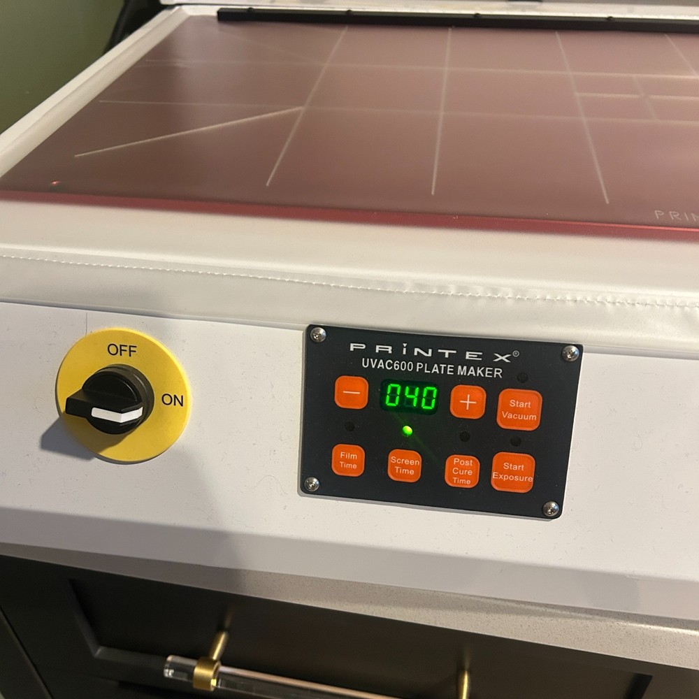 Printex USA UVAC600 Exposure Unit – Screen Printing Plate Screen Maker