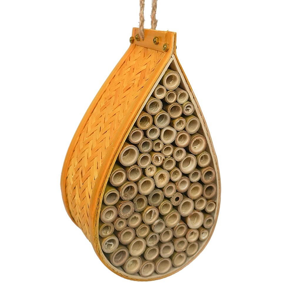 Bamboo Mason Bee Hive House