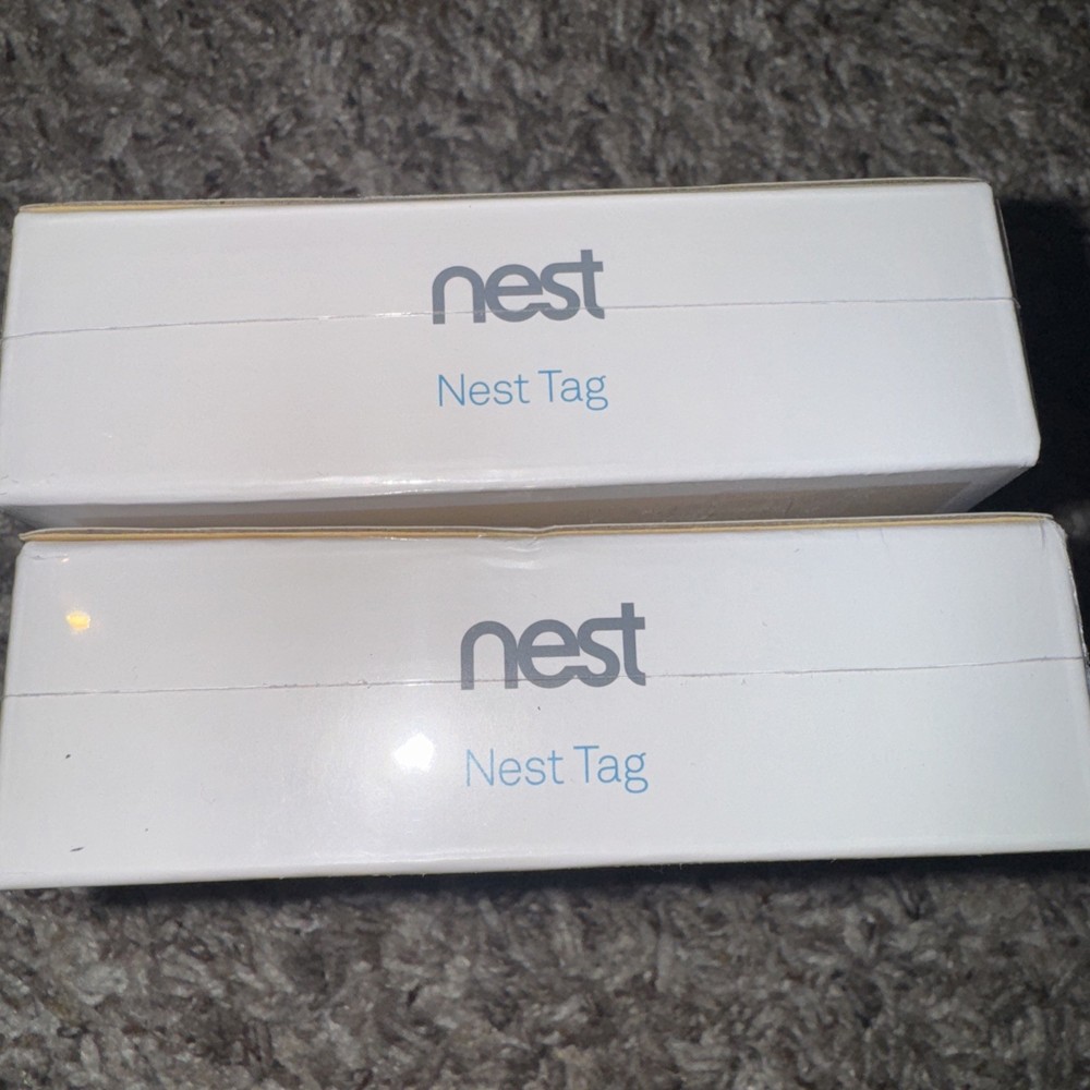 Two Nest Tag Keychain Access Control for Nest Secure System NEW SEALED
