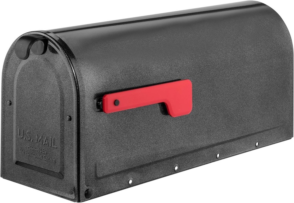 Galvanized Steel Post Mount Mailbox