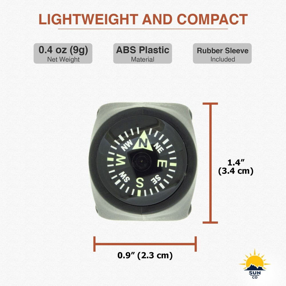 Sun Company Clip-On Compass for Bikes