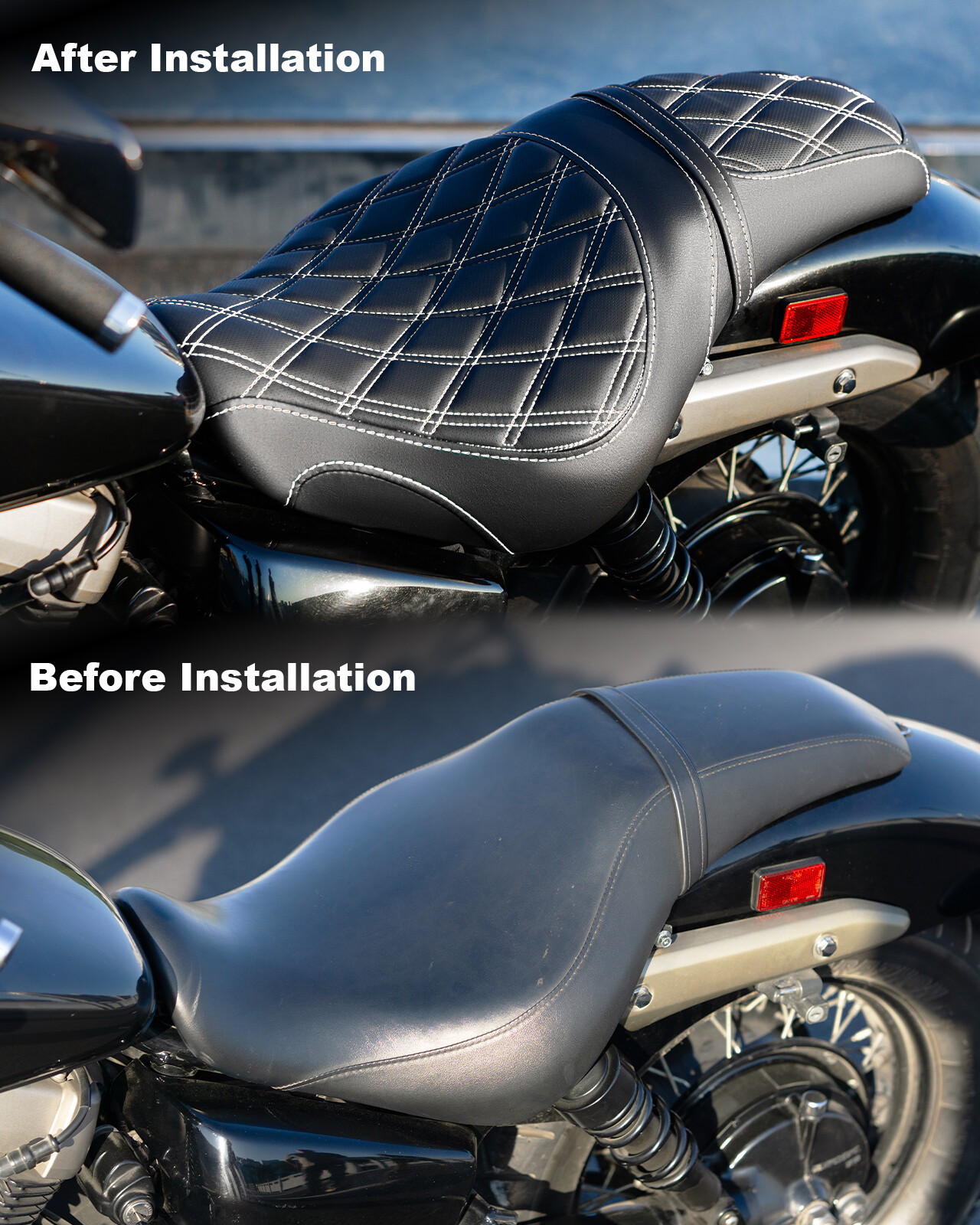 1-Piece Seat For Honda Shadow Spirit VT750C2 2007-14 / Phantom VT750C2B 2010-23