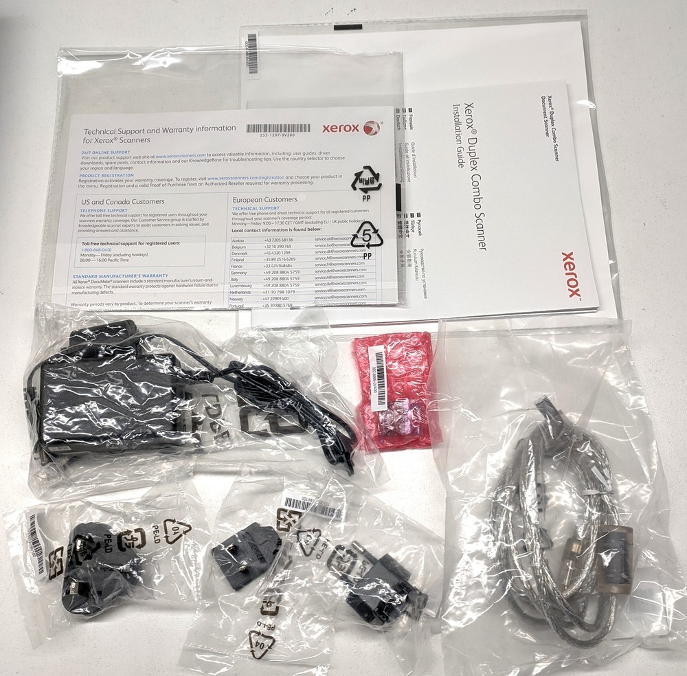 XEROX DUPLEX COMBO SCANNER