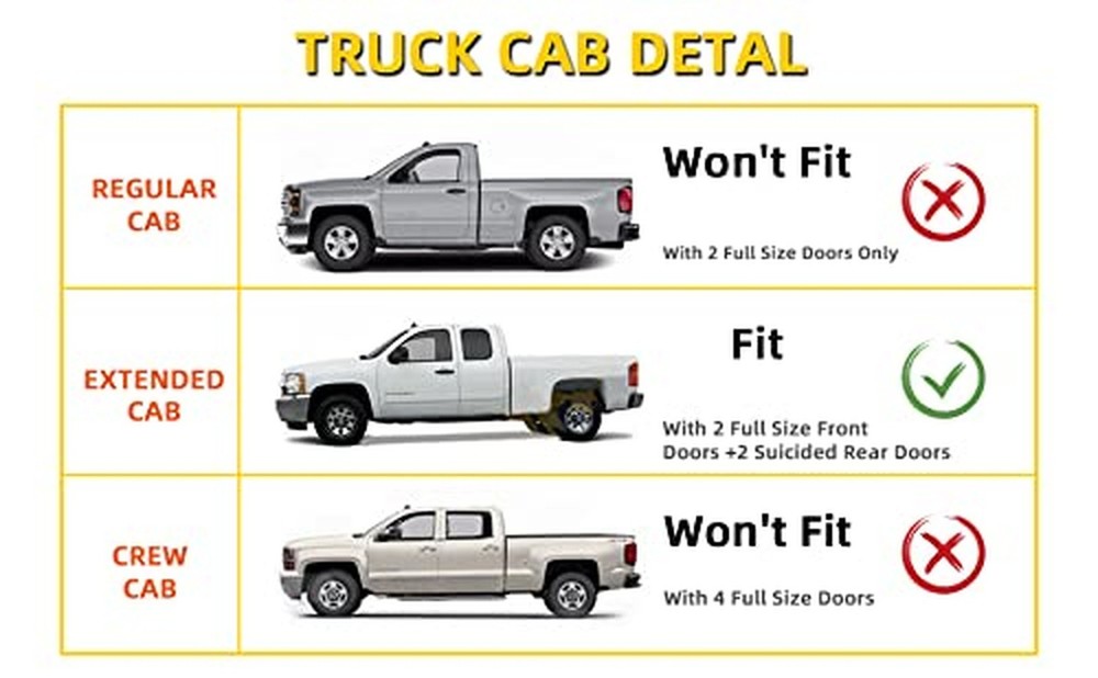 Window Visor Rain Guards Compatible with 1988-2000 Chevy GMC C10 C1500 C2500 ...