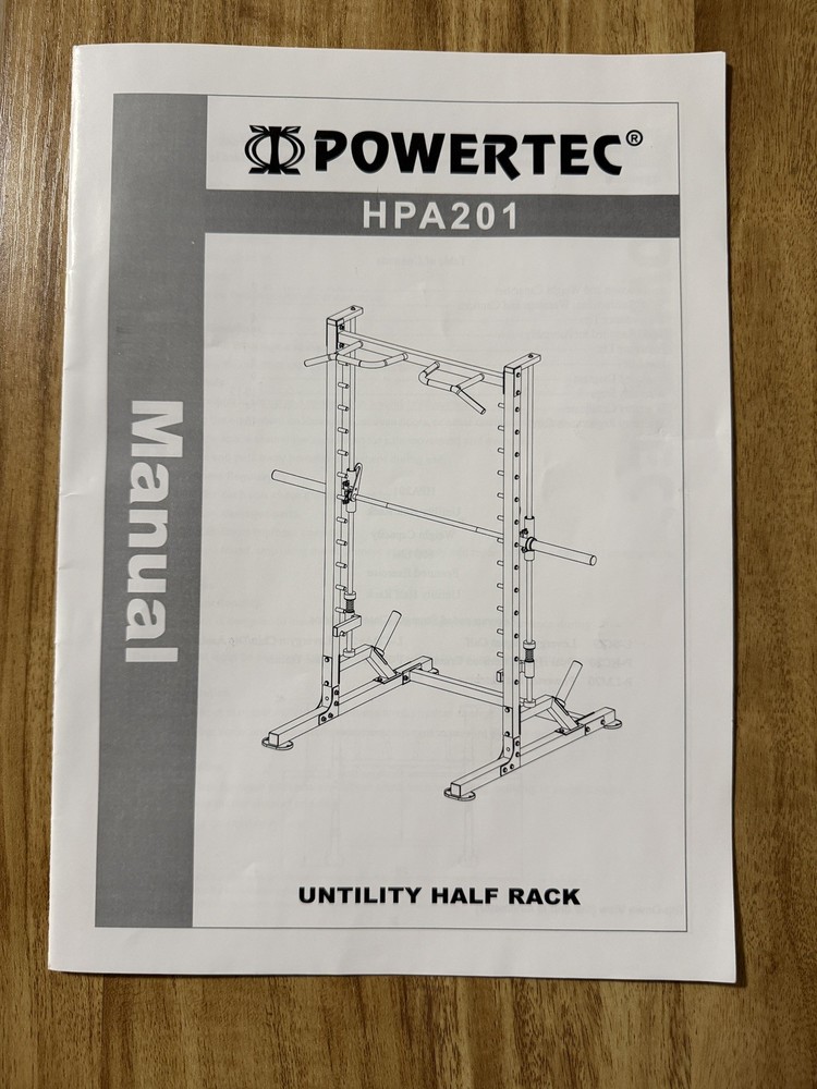 Powertec Linear Bearing Smith Machine System with a True 45 LB Olympic Bar