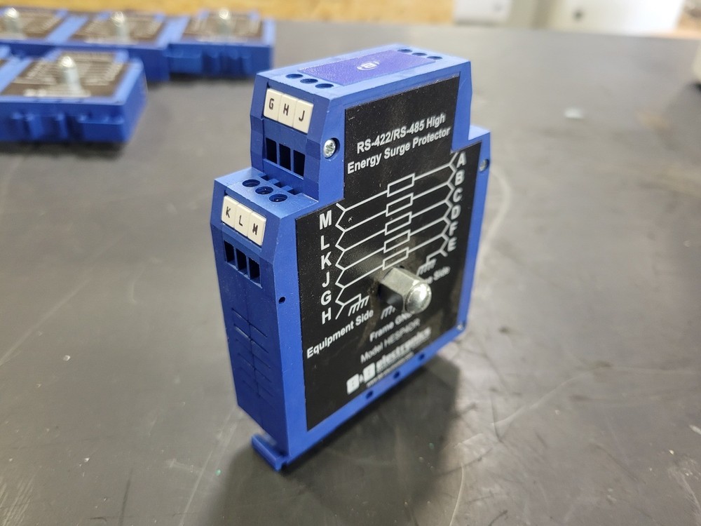B&B Electronics HESP4DR Data Line Surge Suppressor DIN Rail Mounted – Safety