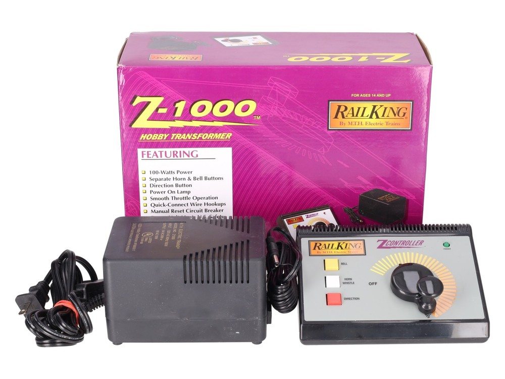 MTH 40-1000 O Z-1000 Hobby Transformer & Controller EX/Box