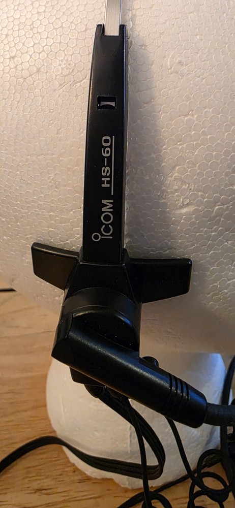 ICOM HS-60 HEADSET VOX, PTT, & ONE TOUCH