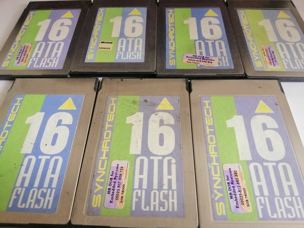 7PCS SYNCHROTECH 16MB ATA PC CARD