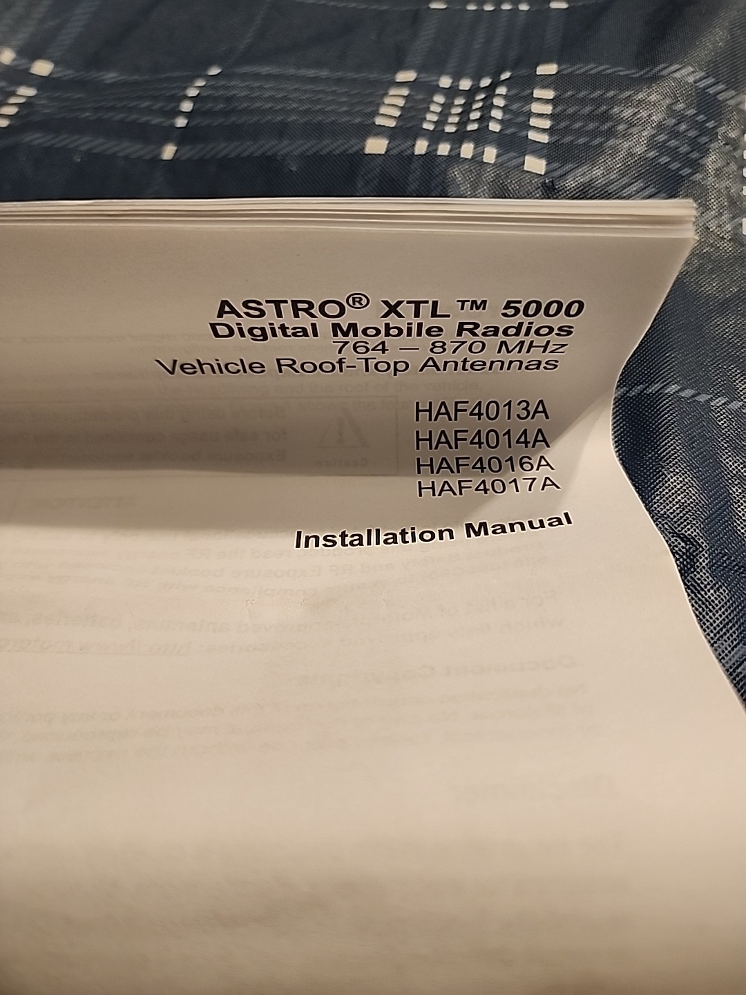 Motorola Astro Xtl 5000 Roof Top Antenna Cord New