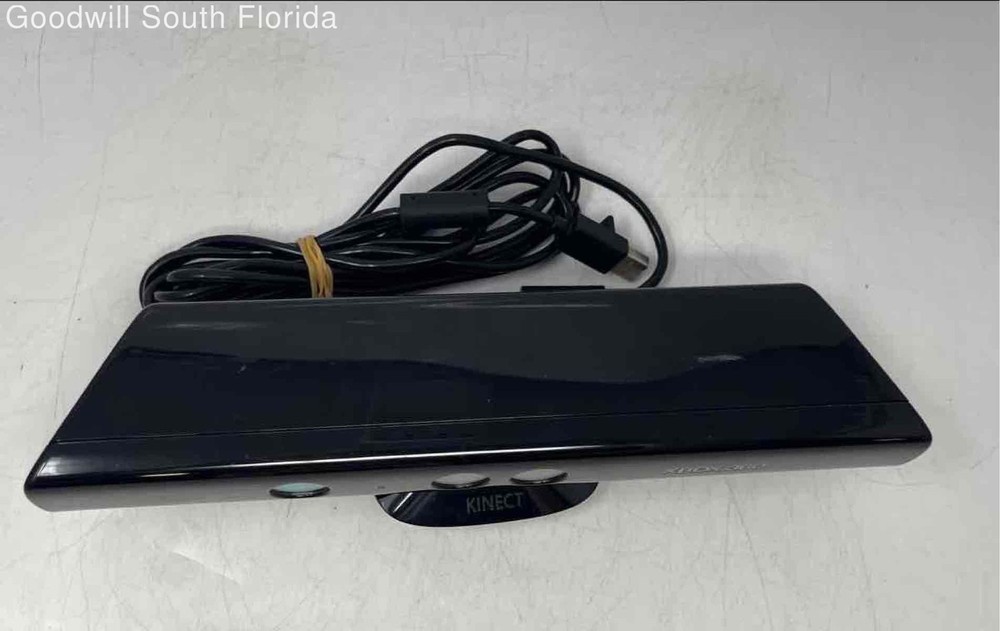 Microsoft Xbox 360 Black Kinect Sensor Motion Camera Not Tested