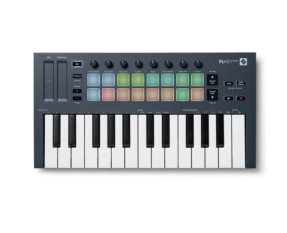 Novation FLkey Mini Compact MIDI Keyboard for FL Studio 25 Mini Keys