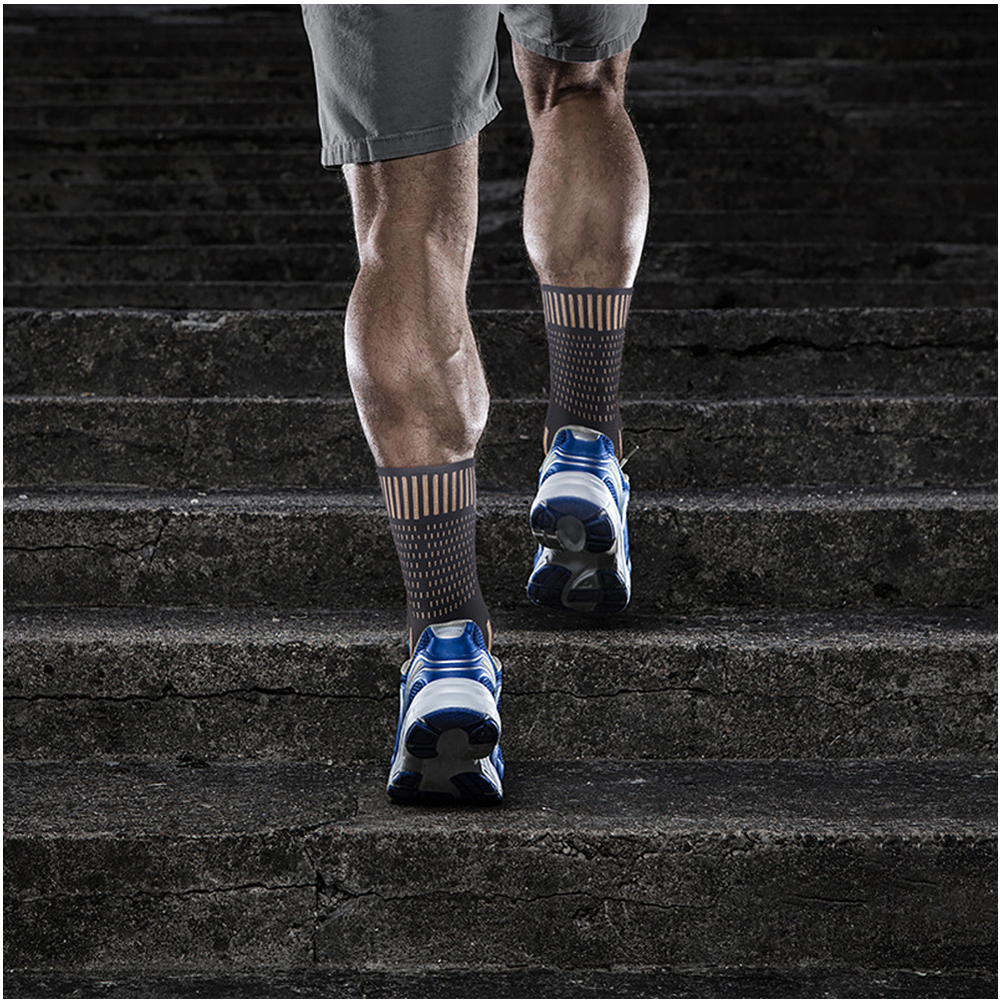 Copper Ankle Support Brace Stabilizer Compression Sleeve Socks Foot Pain Relief