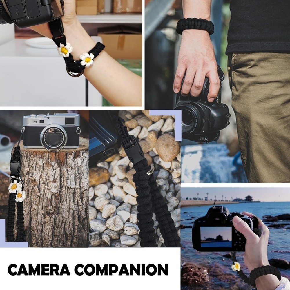 Camera Wrist Strap, Secure & Adjustable DSLR Camera Hand Strap, Sling, Lanyar...