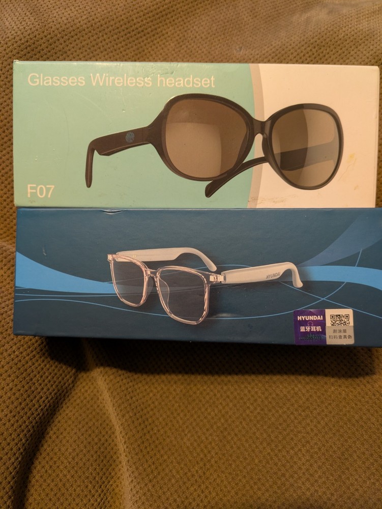 Bundle: HYUNDAI  Smart Glasses Wireless Bluetooth  & TS F07 Wireless Glasses