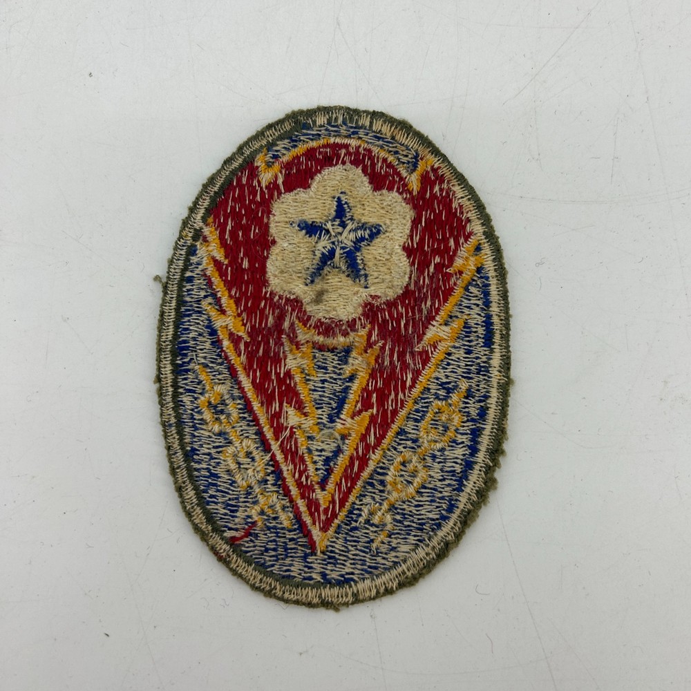 WW2 US Army Communication Zone ETO Patch Cut Edge