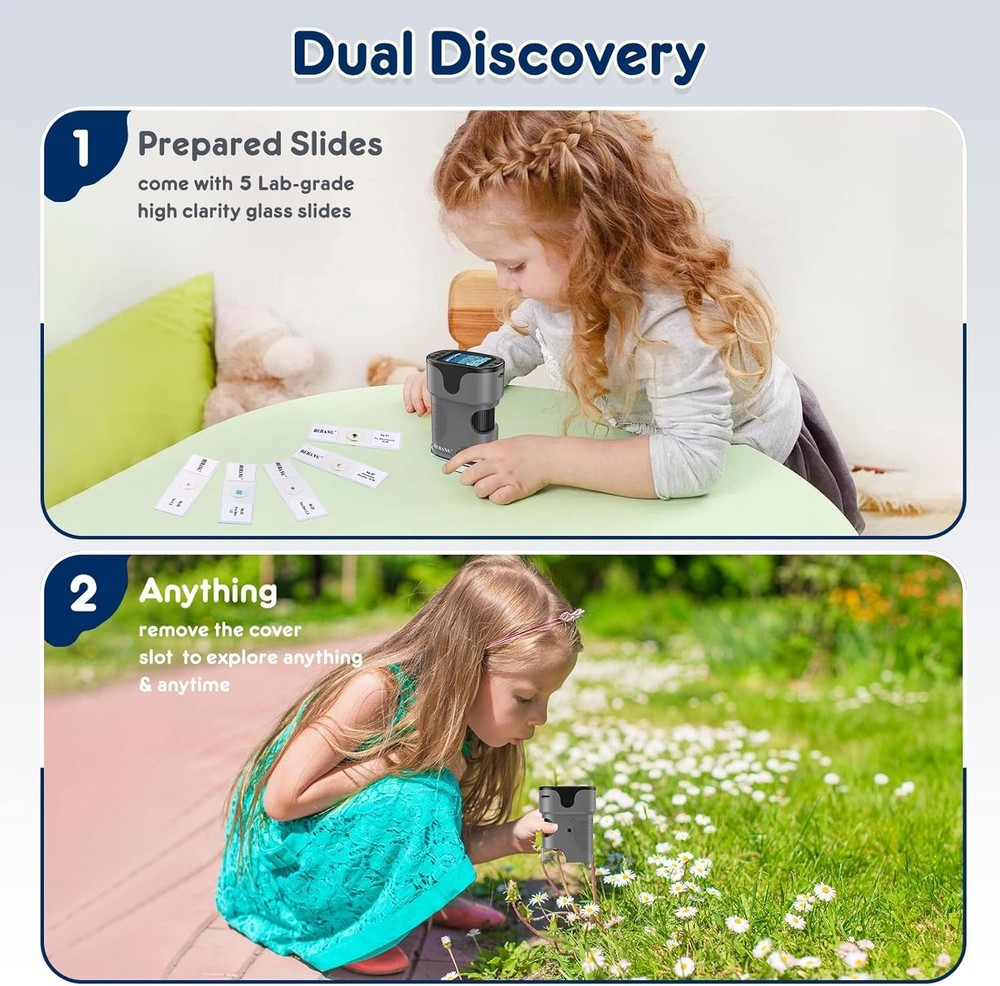 Educational Gift: Handheld Microscope 1000X Magnification