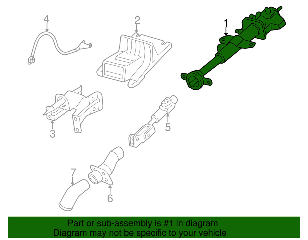 Genuine GM Steering Column 19133673