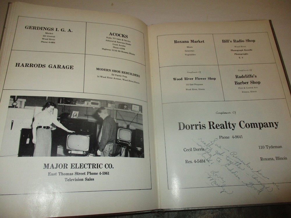 Roxana High School yearbook 1955 - Roxana, Illinois (The Rox)