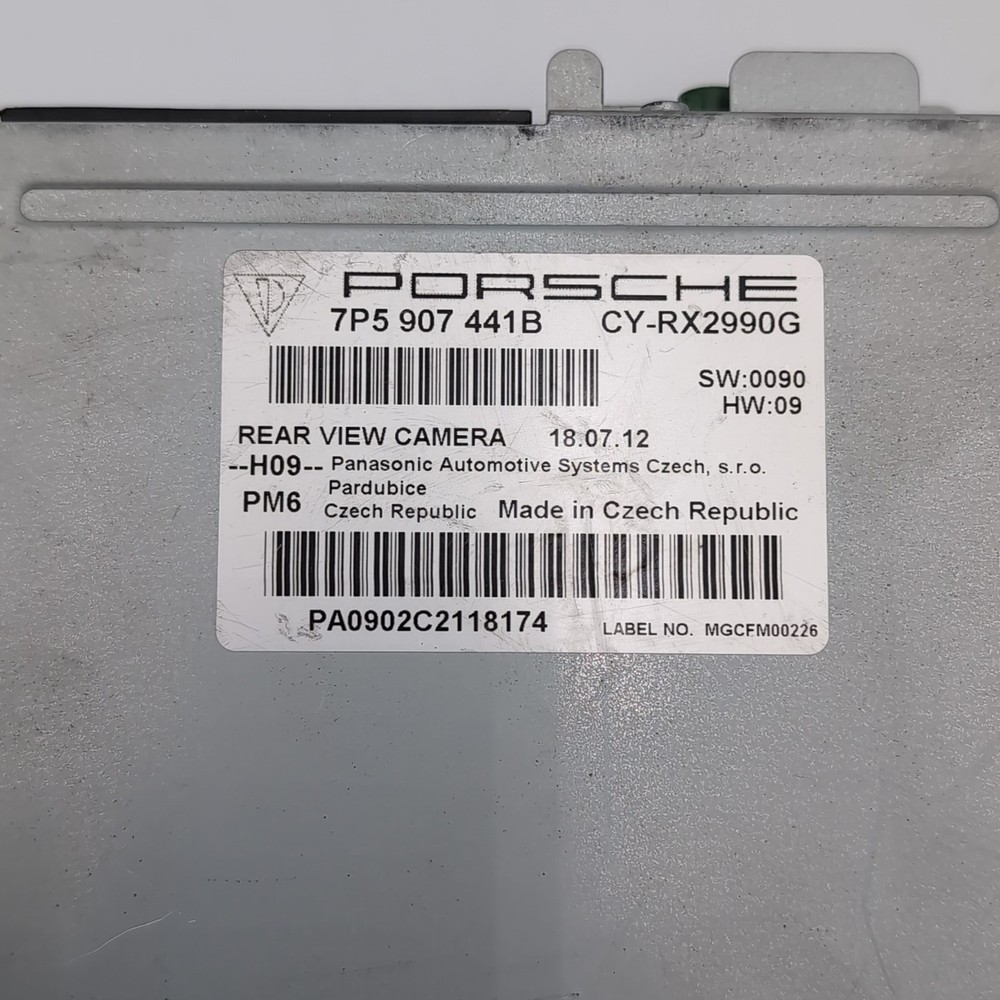 2011 - 2016 Porsche Cayenne Rear View Camera Control Module OEM 7P5907441B