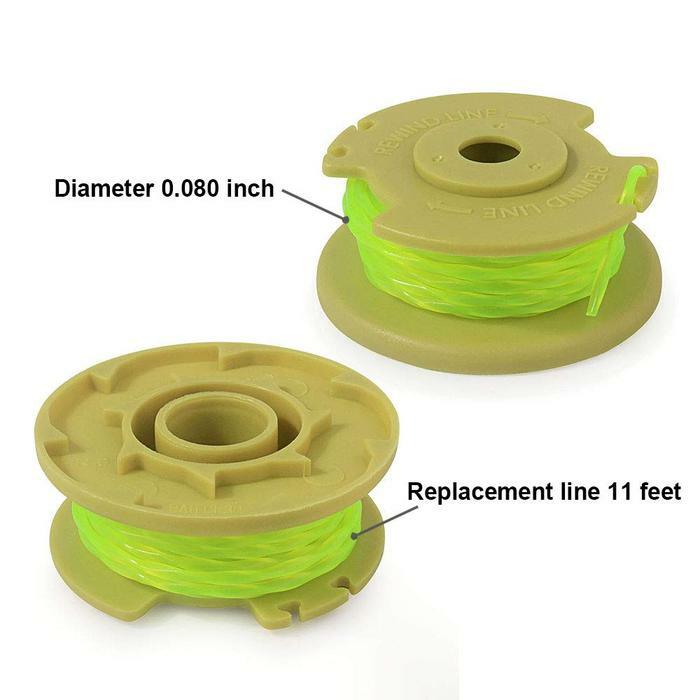 Ryobi Replacement Twisted 0.080 In. String Trimmer Auto Feed Line Spools 3-Pack