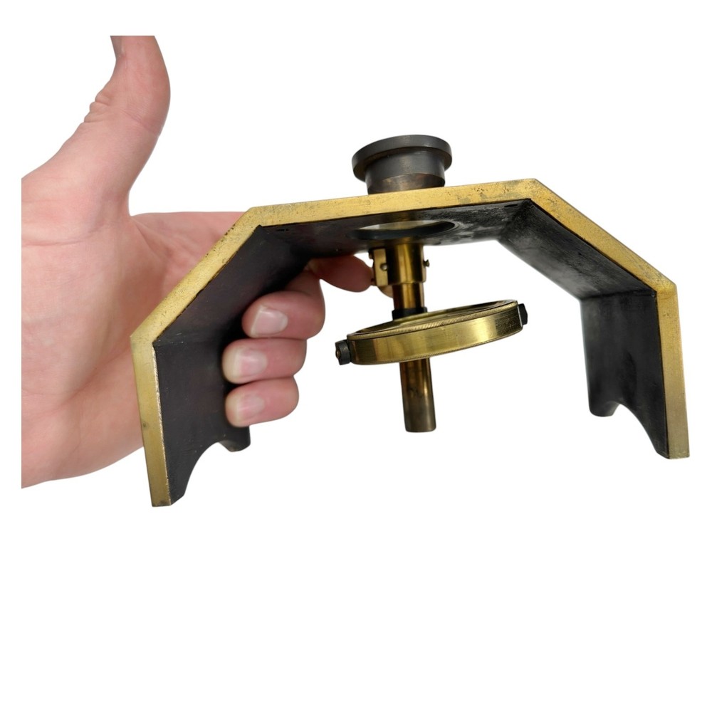 W JOHNSON & SONS LONDON DISSECTING MICROSCOPE CASED * SLIDE COMPRESSOR & MORE*