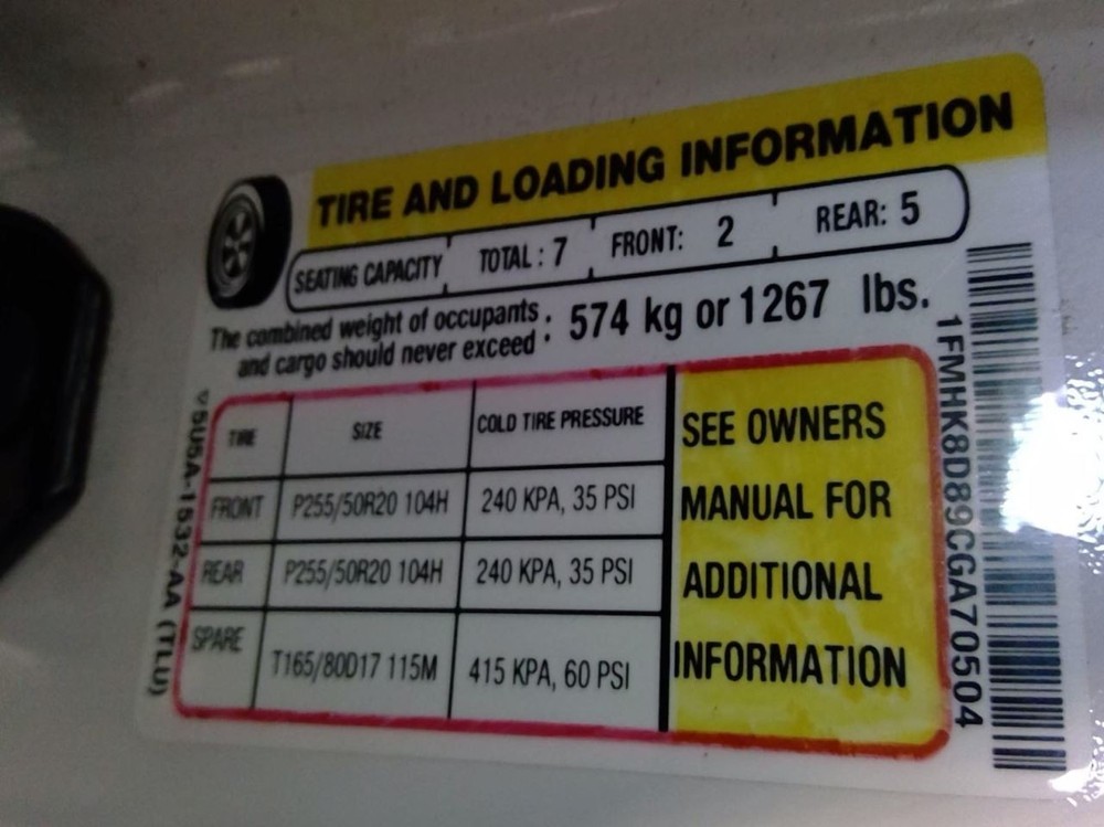 EXPLORER 2012 Transmission Shift 966614