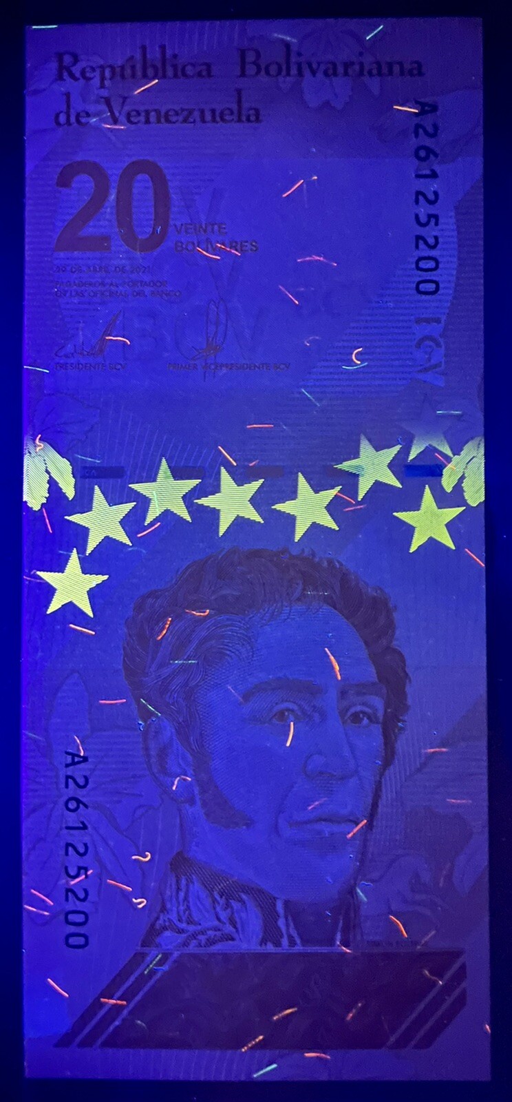 Venezuela 20 Digitales 2021 qty 20 UNC 20 million bolivars soberano *NEW* P-117