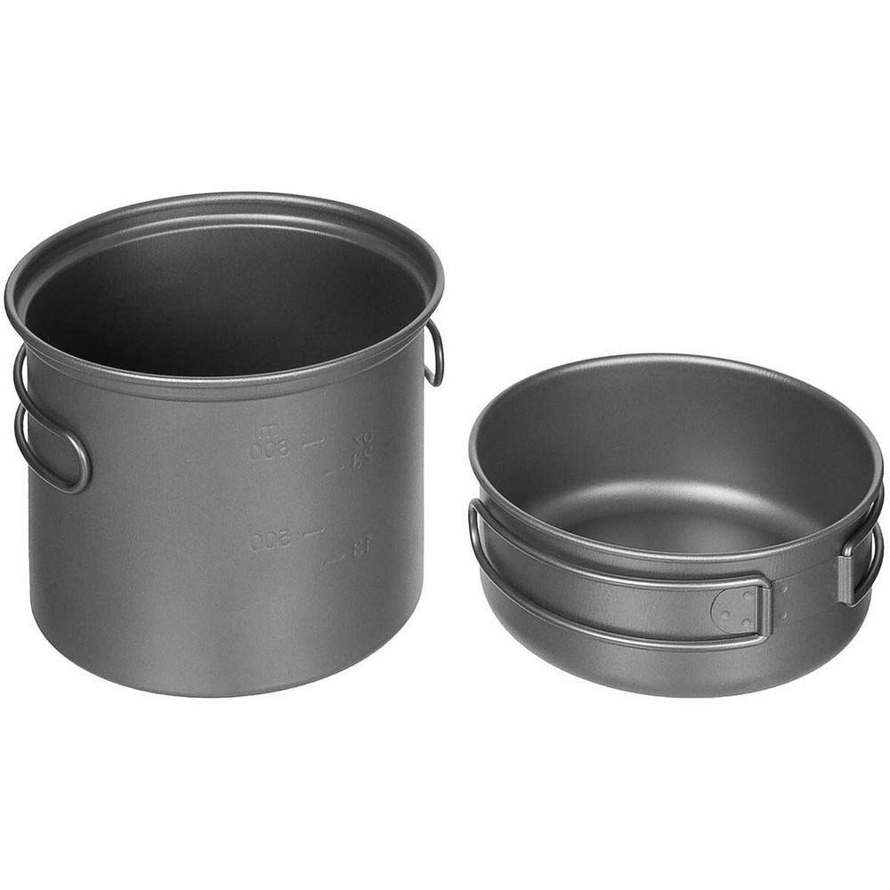 Fox Outdoor Mess Kit Titanium Pot Pan Camping Travel