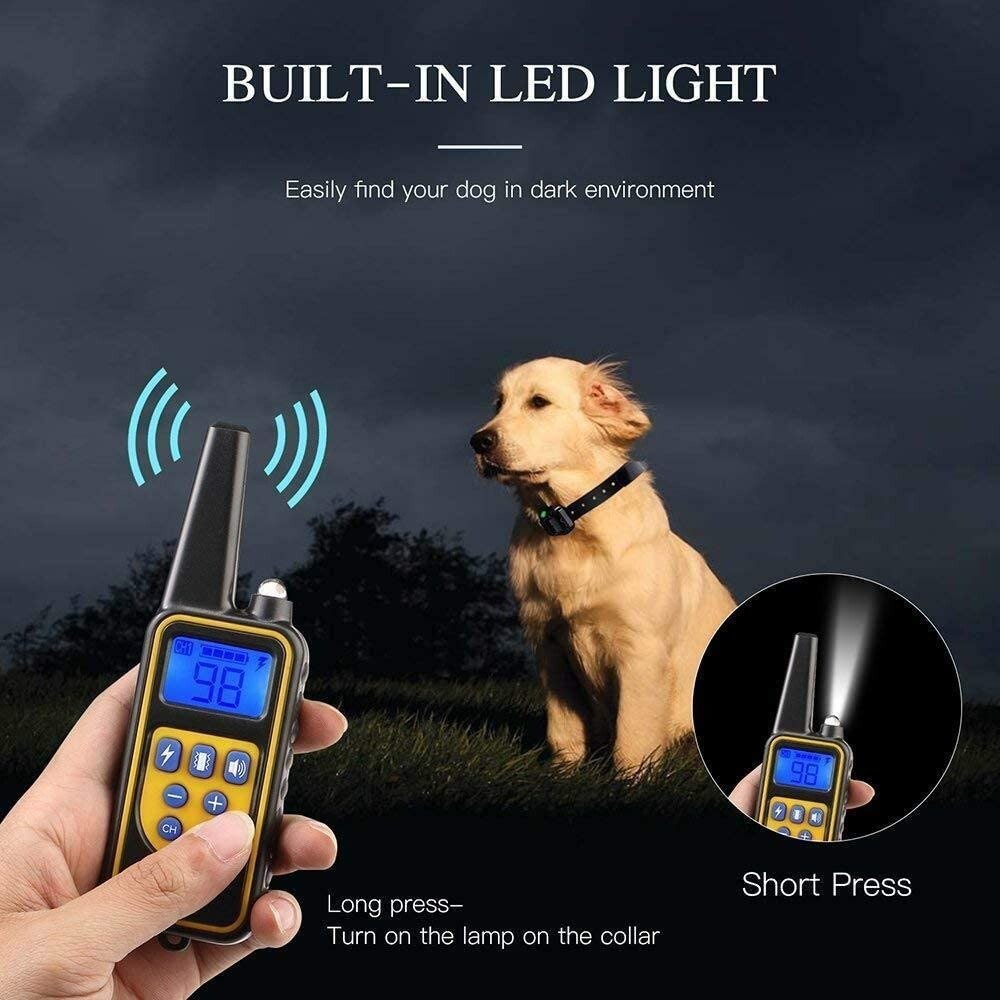 Heaflex 3 Dogs Training Collar Remote E-Shock Safe Training Modes 3-Dog Collar