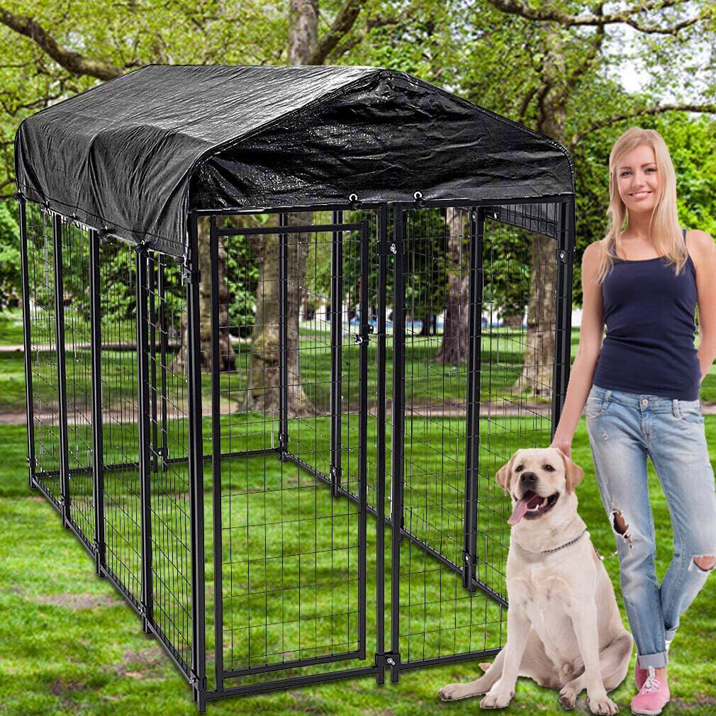 Oversized Large Dog Kennel Outdoor Anti-UV Dog Playpen House Fence Pet Crate