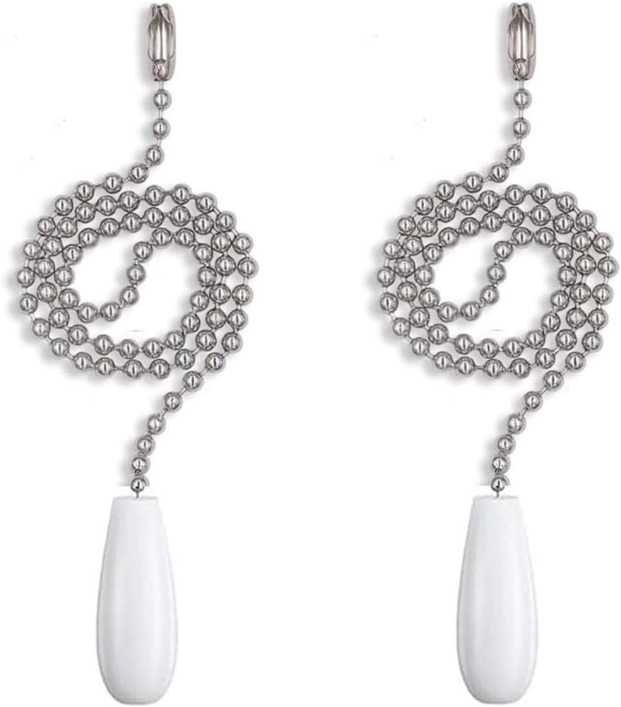 2 Pack Pull Chain String Extension with Connector for Ceiling Fan Light Fixture