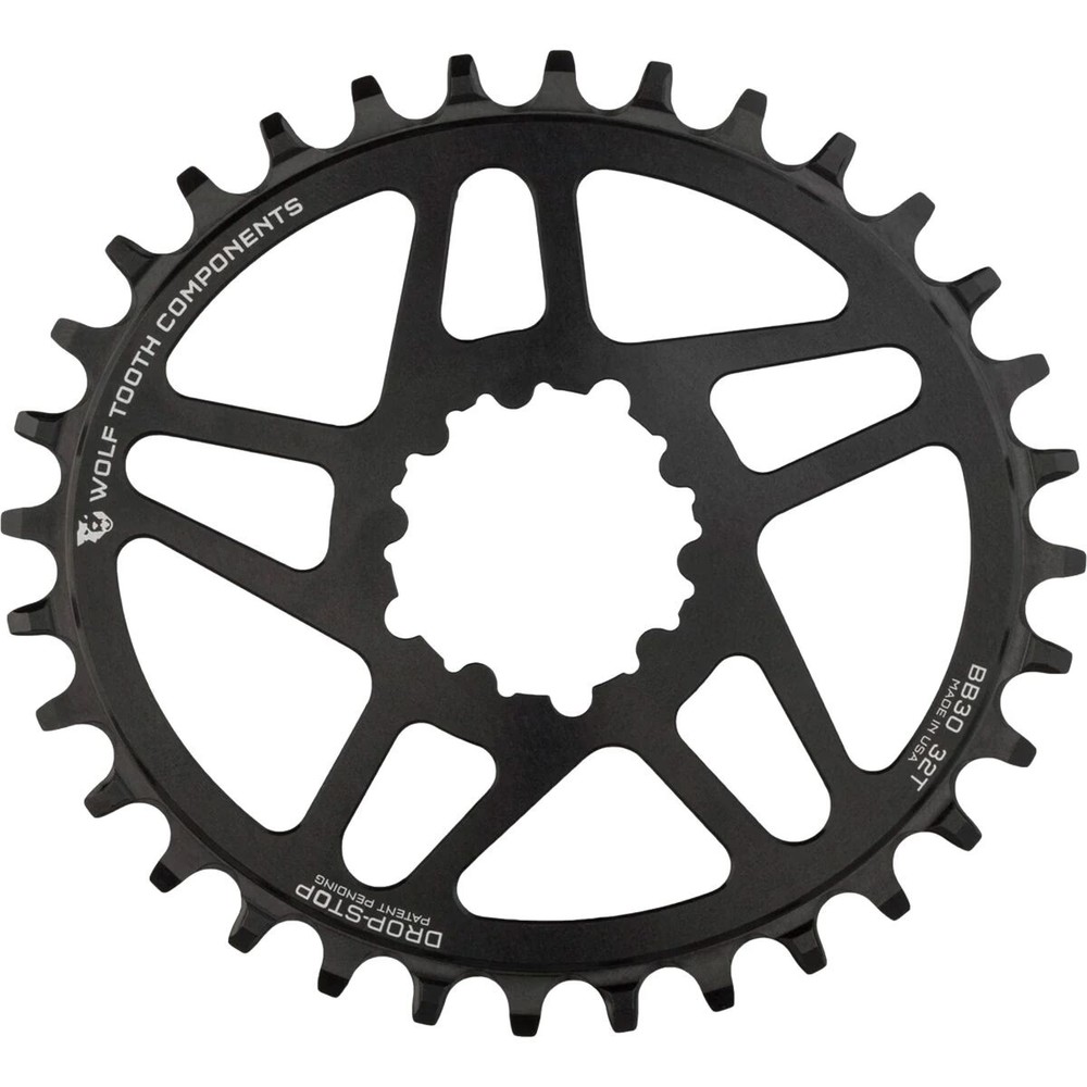 Wolf Tooth Components Drop Stop PowerTrac SRAM Direct Mount Oval Chainring - BB3