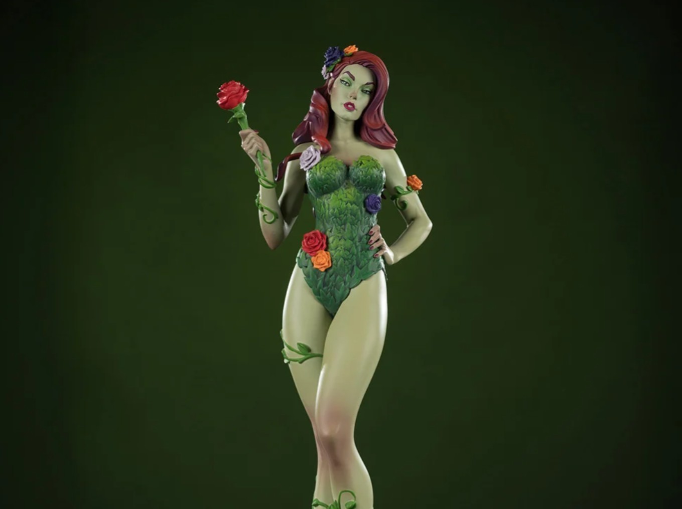 DC Cover Girls Poison Ivy 1/8 Scale Limited Edition Statue By J. Scott Campbell